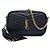 Autre Marque Saint Laurent Lou Camera Bag Mini Grain de Poudre Chevron Monogram Schwarz