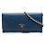 Portafoglio con catena Prada Blue Saffiano