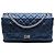 Chanel Blue Quilted Aged Calfskin Reissue 2.55 Double Flap 226