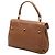 Autre Marque Saint Laurent Borsa Muse Two Satchel Piccola in Pelle Marrone - vista 2