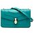 Bulgari Bvlgari Serpenti Forever Chain Crossbody in vitello blu