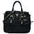 Borsa Satchel Prada in Tessuto Gaufre Nera