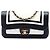 Chanel Black Paris Cosmopolite Small Bicolor Textured Lambskin Flap