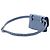 Pouch cintura Saddle Dior in pelle di vitello grana blu - vista 2