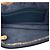 Pouch cintura Saddle Dior in pelle di vitello grana blu - vista 4