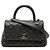 Borsa Chanel Mini Quilted Caviar Coco Top Handle Nera