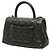 Borsa Chanel Mini Quilted Caviar Coco Top Handle Nera - vista 2