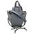 Borsa LOEWE Hammock Mini in pelle di vitello grana grigia con coulisse