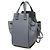 Borsa LOEWE Hammock Mini in pelle di vitello grana grigia con coulisse - vista 2