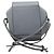 Borsa LOEWE Hammock Mini in pelle di vitello grana grigia con coulisse - vista 3