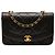 Chanel Black Small Lambskin Diana Flap
