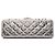 Chanel Silver Quilted Mirror Calfskin and Suede Reissue 2.55 Double Flap 225 - vista 3