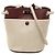 Picca borsa secchiello Chloé in tela beige
