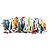 LOEWE Multi Multicolor Leather Fringe T Pouch Crossbody - view 3