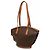 Céline Borsa a tracolla Celine Brown Macadam Coated Canvas - vista 2