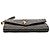 Autre Marque Clutch a Busta Saint Laurent Black Grain De Poudre Triquilt Monogram - vista 3