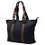 Borsa Shopper Tote Gucci in tela GG nera con banda Web - vista 2