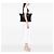 Borsa Shopper Tote Gucci in tela GG nera con banda Web - vista 6