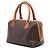 Céline Celine Satchel aus Macadam beschichtetem Canvas in Braun - Ansicht 2