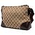 Borsa a tracolla Gucci in tela GG beige - vista 2