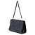 Pochette Chanel in vernice matelassé nera con simboli portafortuna embossed - vista 2