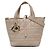 Borsa Satchel Dior Toujours Small in vitello Macrocannage Beige