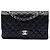 Chanel Black Medium Classic Lambskin Double Flap