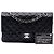 Chanel Black Medium Classic Lambskin Double Flap - vista 7