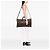 Louis Vuitton Brown Damier Ebene Keepall Bandouliere 55 - vista 5