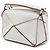 Borsa Puzzle Nano LOEWE in vitello bianco - vista 2