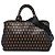 Tote Prada in Tessuto Broccato Canapa Marrone