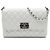 Chanel White Quilted Glazed Calfskin Soft Boy Flap