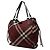 Borsa Tote Burberry Red Supernova Check Nylon Buckleigh - vista 2