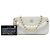 Clutch Chanel White CC Quilted Goatskin Chic Pearls Double Zip con Catena - vista 6