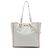 Tote Miu Miu in vitello morbido bianco con borchie