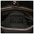 Borsa tote convertibile Prada in velluto burnout nero e tela Canapa con logo - vista 5