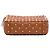 Borsa Camera Valentino Rockstud Spike in nappa marrone con doppia zip - vista 2