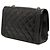 Chanel Black Small Quilted Lambskin Diana Single Flap - vista 2