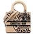 Dior Beige Medium Jute Embroidered Lady D Lite