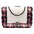 Chanel White CC Tweed and Shearling Single Flap