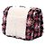 Chanel White CC Tweed and Shearling Single Flap - vista 2