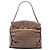 Bolso Hobo Chanel de piel de cordero lavada acolchada marrón con cadena
