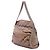 Bolso Hobo Chanel de piel de cordero lavada acolchada marrón con cadena - vista 2