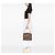 Bolso Hobo Chanel de piel de cordero lavada acolchada marrón con cadena - vista 6