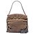 Bolso Hobo Chanel de piel de cordero lavada acolchada marrón con cadena - vista 7