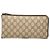 Pouch con zip Gucci Beige GG Supreme