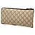Pouch con zip Gucci Beige GG Supreme - vista 2
