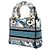 Dior White Mini Embroidered Canvas Toile de Jouy Mexico Lady D Lite - vista 2