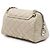 Prada Crossbody-Tasche mit Klappe und Kette aus braunem gestepptem Tessuto - Ansicht 2
