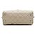 Prada Crossbody-Tasche mit Klappe und Kette aus braunem gestepptem Tessuto - Ansicht 3